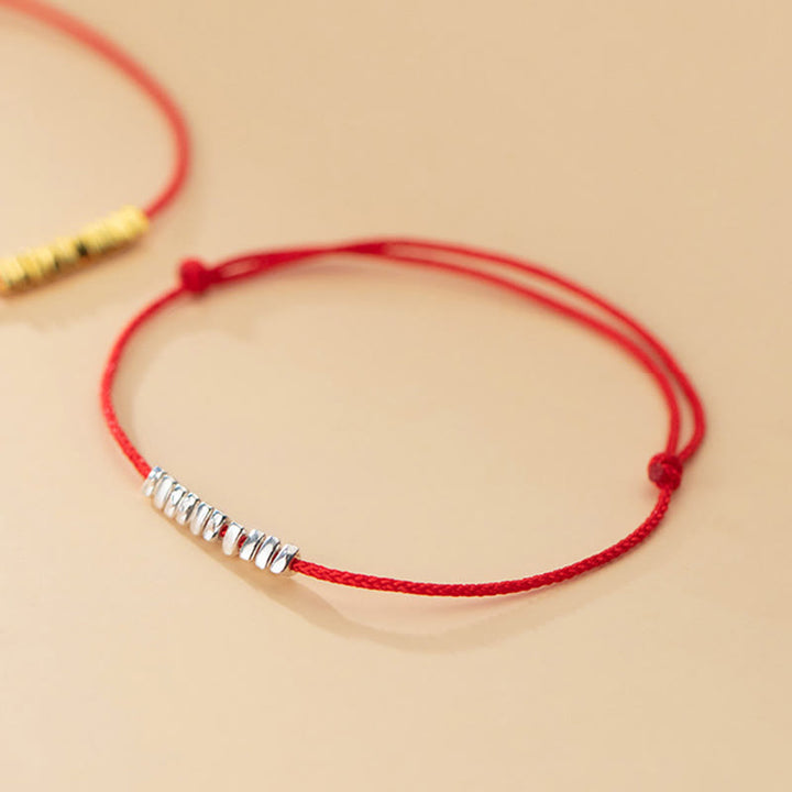 Pulsera trenzada ultrafina con protección de piezas pequeñas de plata de ley 925 hecha a mano con Buddha Stones - image 13