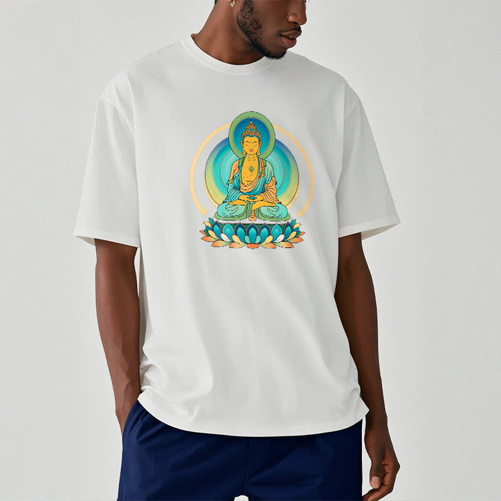 	Camiseta de Buda de Piedras de Loto - image 3