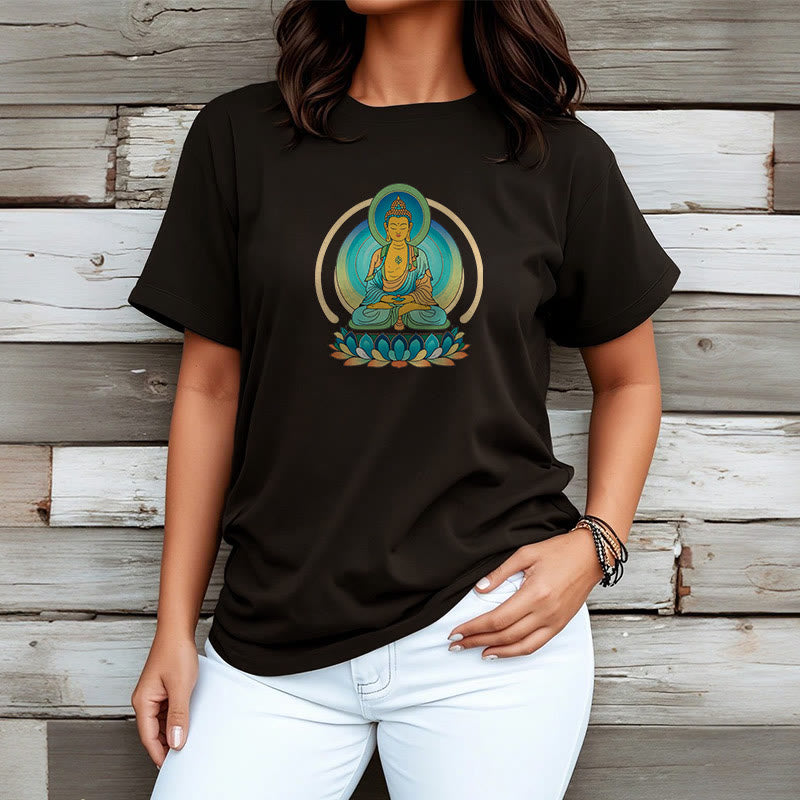	Camiseta de Buda de Piedras de Loto - image 8