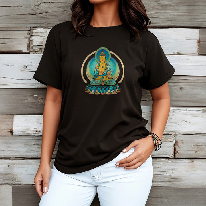 	Camiseta de Buda de Piedras de Loto - image 9