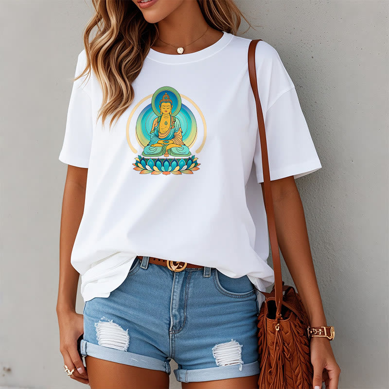 	Camiseta de Buda de Piedras de Loto - image 4