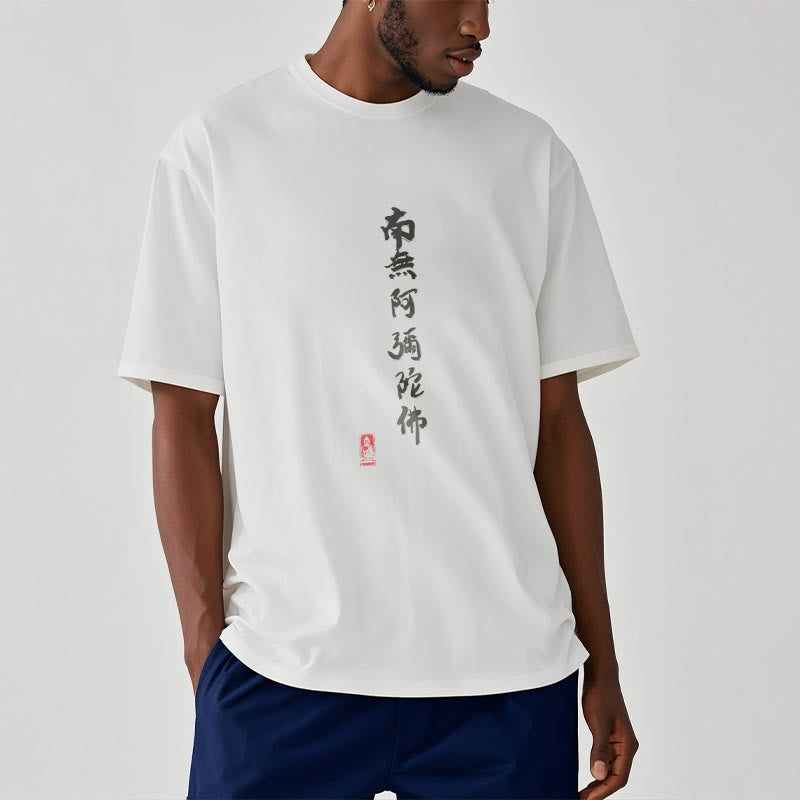 Camiseta con Buddha Stones Nan Wu E Mi Tuo Fo - image 8