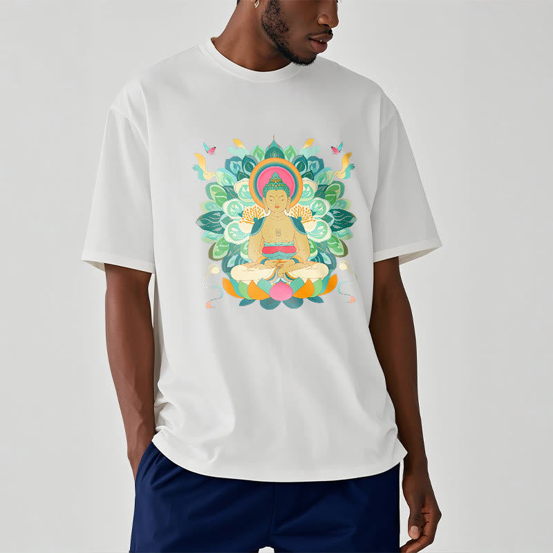 Buddha Stones Butterfly Lotus Camiseta inspirada en Buda - image 1