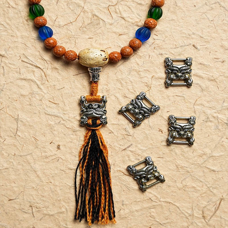 Pulsera de la paz y la sabiduría con 108 cuentas de Mala de semillas de Bodhi del Tíbet y Buddha Stones
