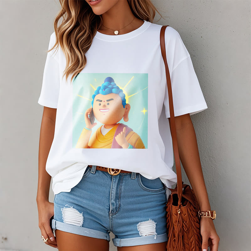 Camiseta de caricatura divertida de Buddha Stones - image 6
