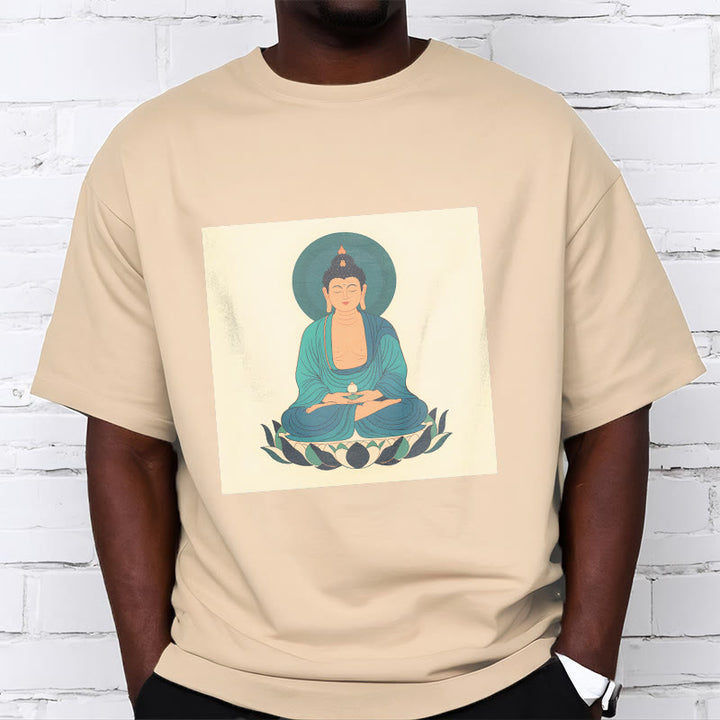 Buddha Stones Loto Meditación Buddha Camiseta T-shirt - image 2