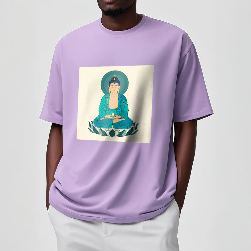 Buddha Stones Loto Meditación Buddha Camiseta T-shirt - image 16