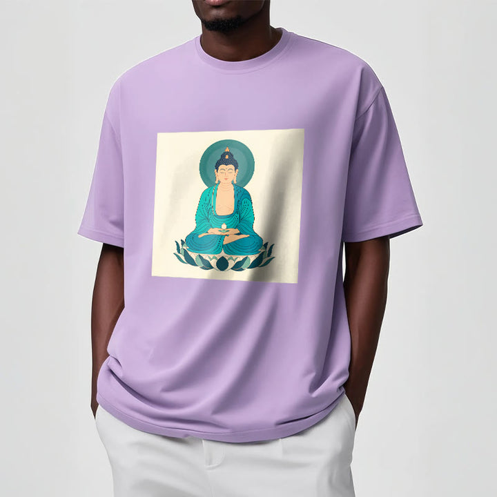 Buddha Stones Loto Meditación Buddha Camiseta T-shirt - image 16