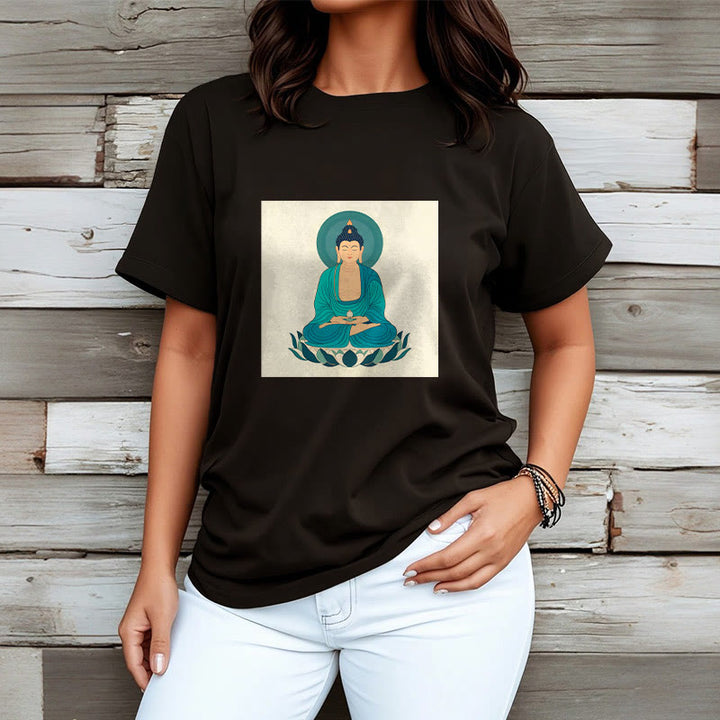 Buddha Stones Loto Meditación Buddha Camiseta T-shirt - image 12