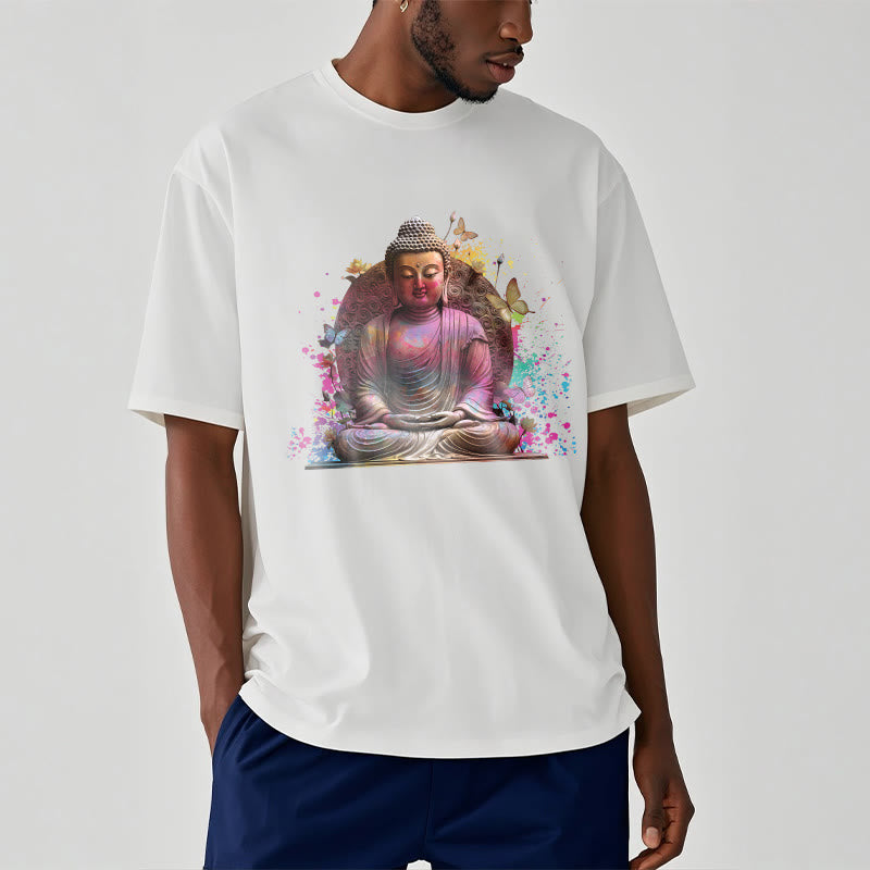 Camiseta de meditación con mariposa de Buddha Stones - image 4