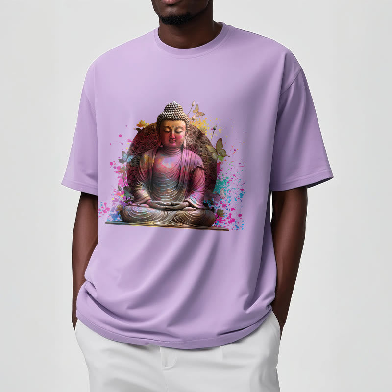 Camiseta de meditación con mariposa de Buddha Stones - image 17