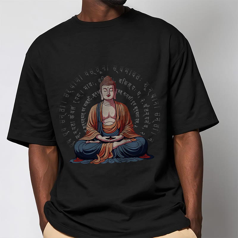 Buddha Stones Sánscrito Corazón Sutra La Forma No Es Otra Que Vacío Camiseta - image 5