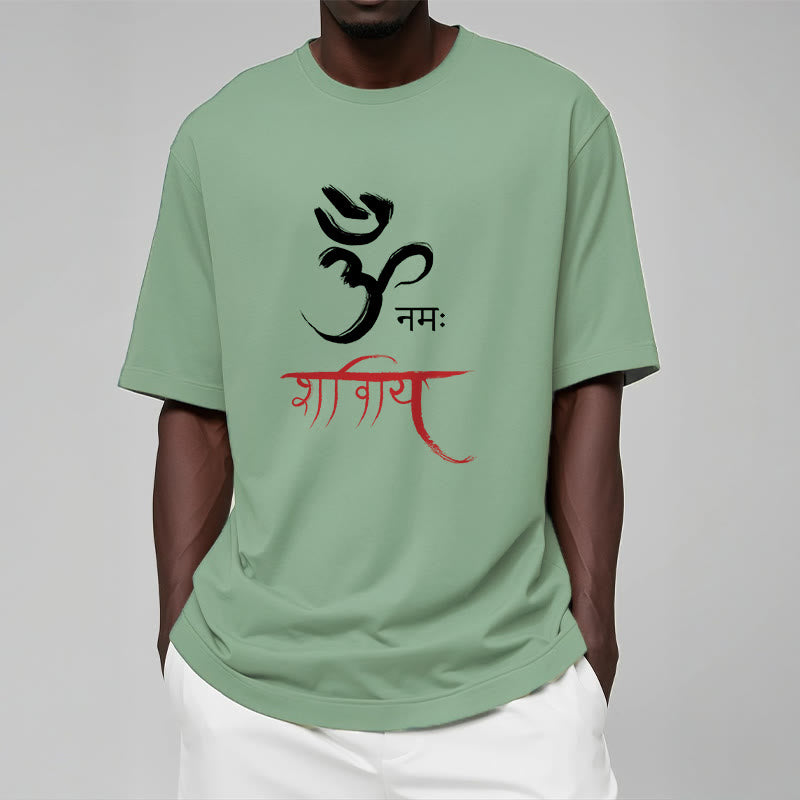 Buddha Stones OM NAMAH SHIVAYA Mantra Sánscrito Camiseta - image 17
