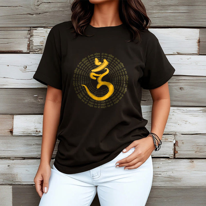 Buddha Stones Camiseta Sánscrita con el Mantra 108 OM NAMAH SHIVAYA - image 6