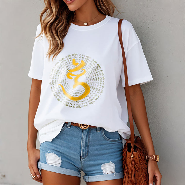 Buddha Stones Camiseta Sánscrita con el Mantra 108 OM NAMAH SHIVAYA - image 9