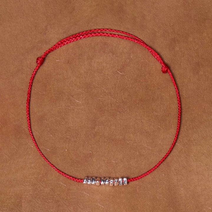 Pulsera trenzada ultrafina con protección de piezas pequeñas de plata de ley 925 hecha a mano con Buddha Stones - image 12