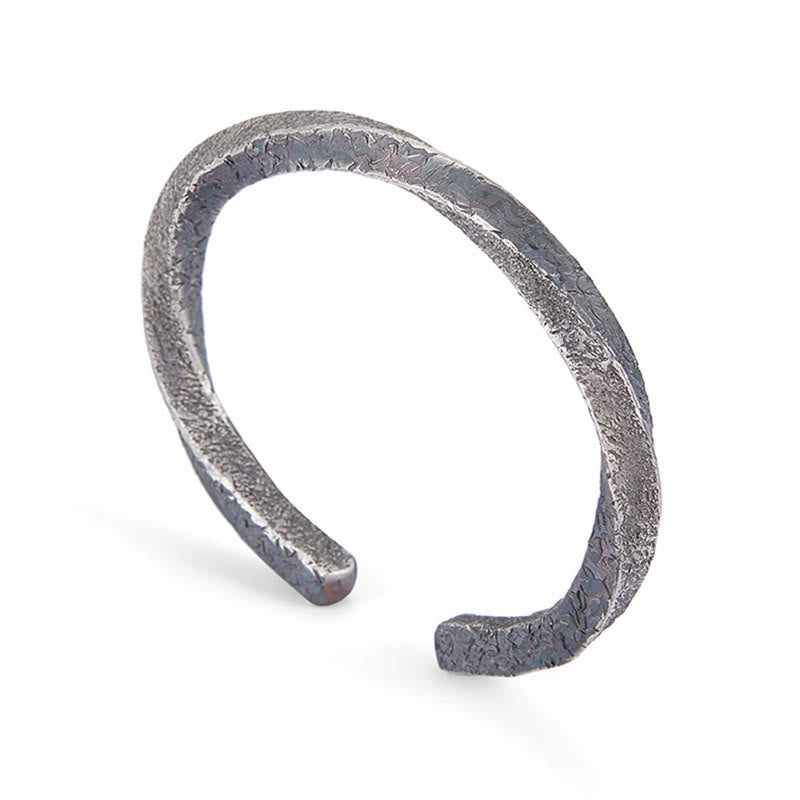 Brazalete brazalete con Buddha Stones en plata de ley 999 estilo retro con lazo Möbius y amor eterno