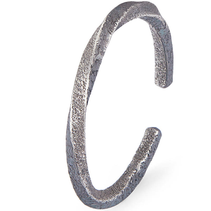 Brazalete brazalete con Buddha Stones en plata de ley 999 estilo retro con lazo Möbius y amor eterno