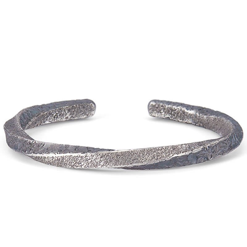 Brazalete brazalete con Buddha Stones en plata de ley 999 estilo retro con lazo Möbius y amor eterno