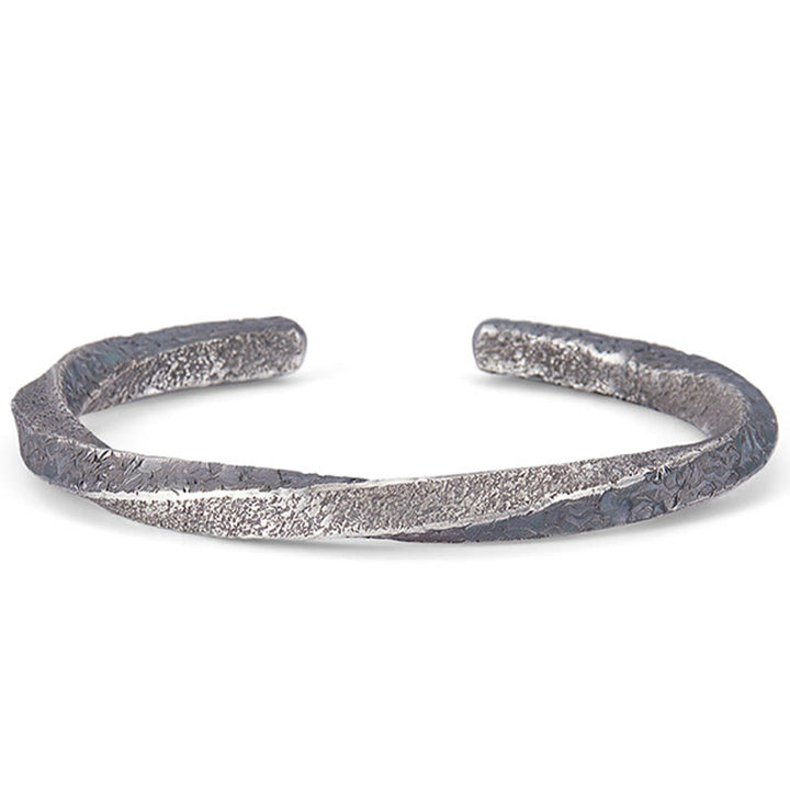 Brazalete brazalete con Buddha Stones en plata de ley 999 estilo retro con lazo Möbius y amor eterno