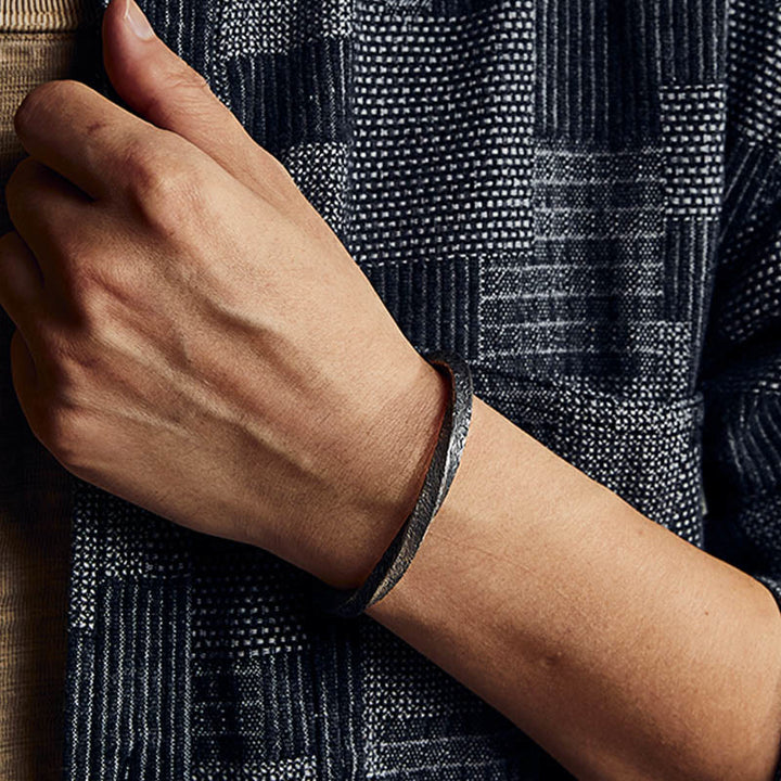 Brazalete brazalete con Buddha Stones en plata de ley 999 estilo retro con lazo Möbius y amor eterno - image 4