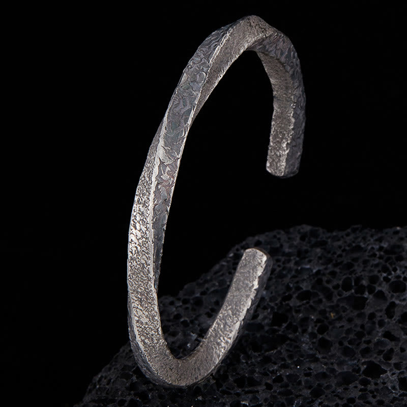 Brazalete brazalete con Buddha Stones en plata de ley 999 estilo retro con lazo Möbius y amor eterno
