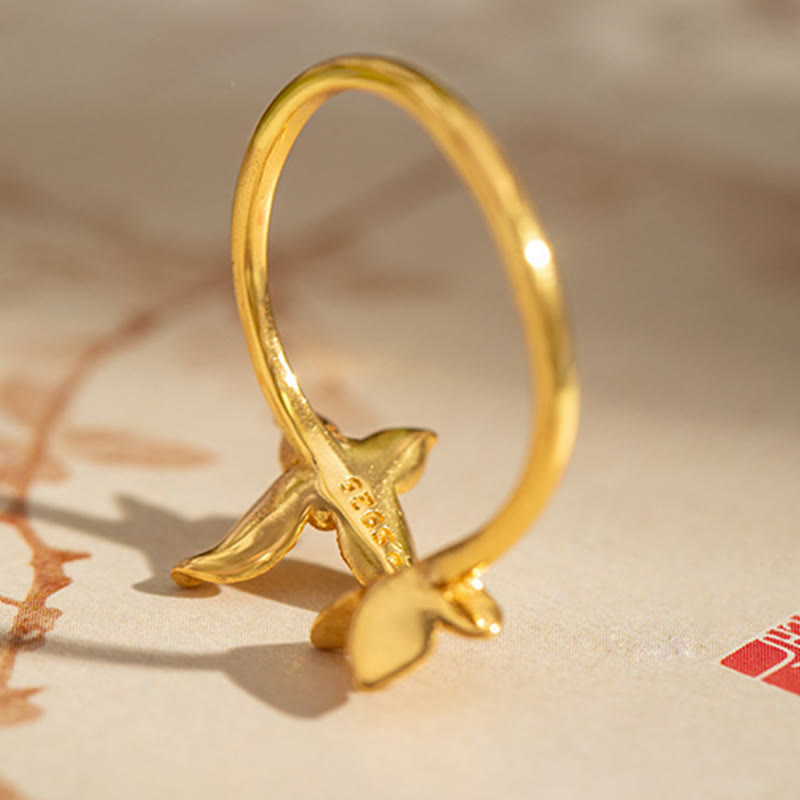 Anillo de mariposa con Buddha Stones en plata de ley 925 - image 7