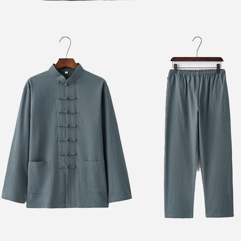 Camisa de manga larga con Buddha Stones para hombre - image 14