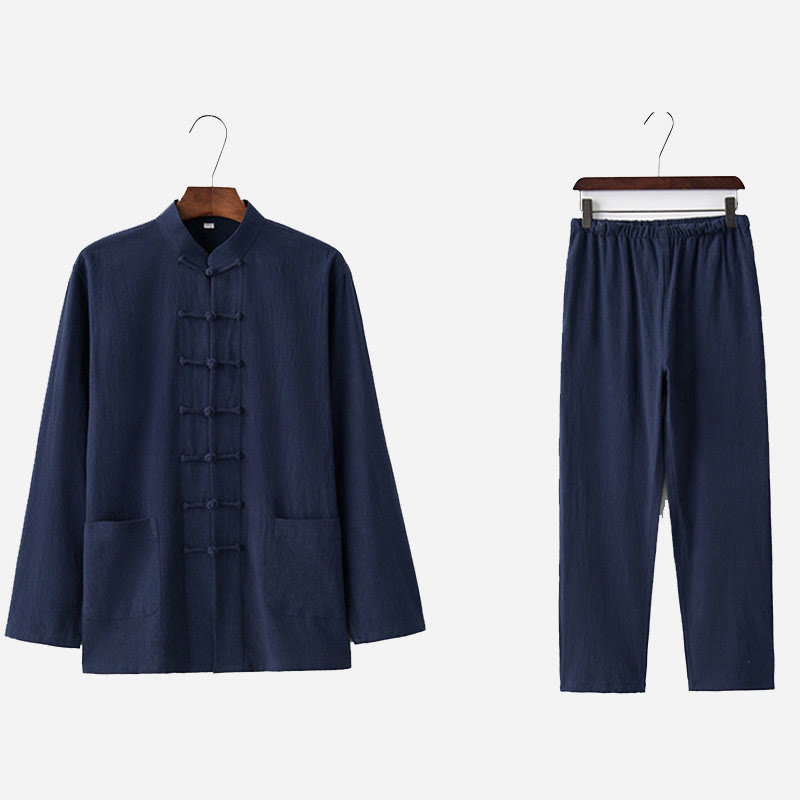 Camisa de manga larga con Buddha Stones para hombre - image 16