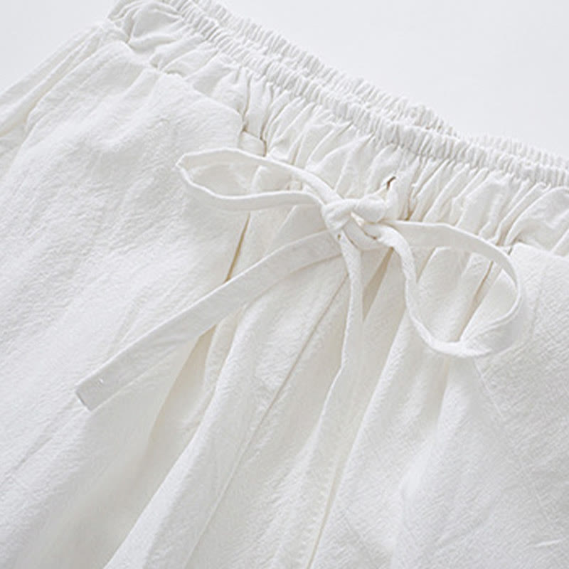 Camisa de manga larga con botones de Buddha Stones para meditación, pantalones, traje para hombre - image 9