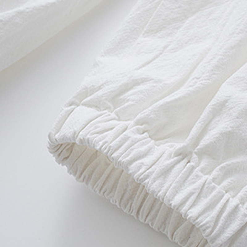 Camisa de manga larga con botones de Buddha Stones para meditación, pantalones, traje para hombre - image 11