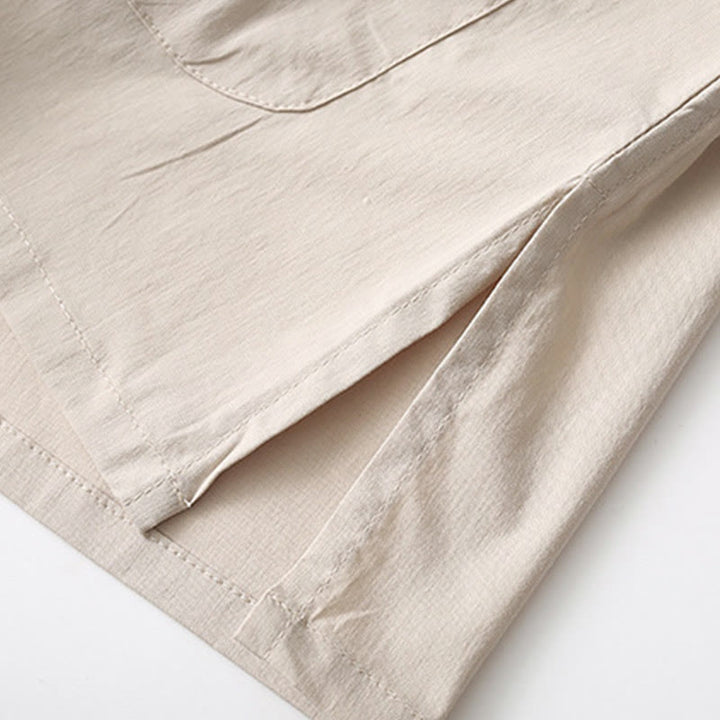 Camisa de manga tres cuartos con botones de rana y Buddha Stones, pantalones de pierna ancha, traje de lino y algodón para hombre - image 13