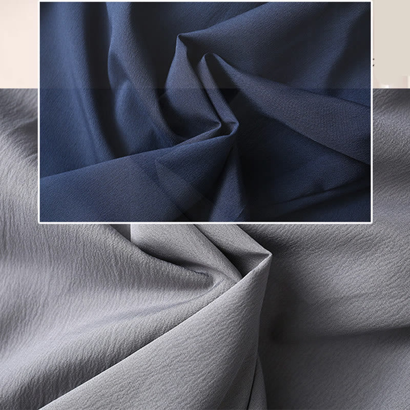 Camisa de manga corta con botones de rana y piedras de Buddha Stones Tang, pantalones de pierna ancha, traje para hombre - image 6