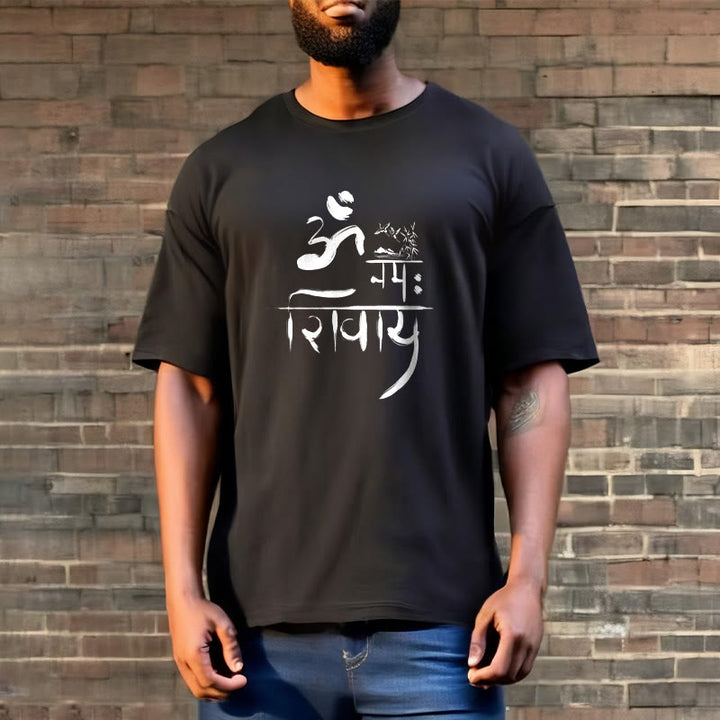 Camiseta de algodón de bambú con diseño de grulla Buddha Stones OM NAMAH SHIVAYA - image 8