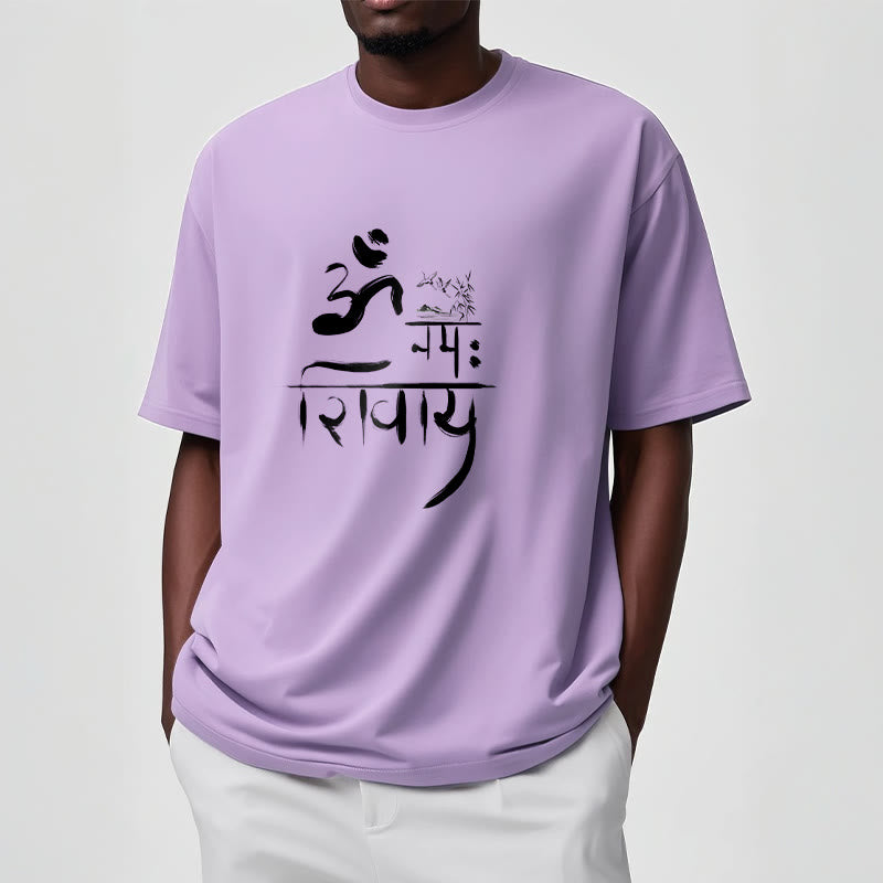 Camiseta de algodón de bambú con diseño de grulla Buddha Stones OM NAMAH SHIVAYA - image 17
