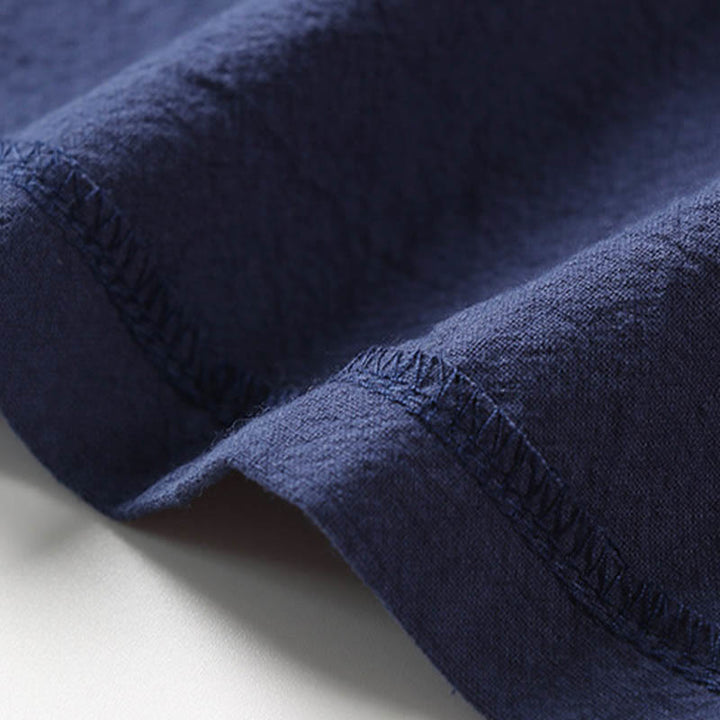 Cárdigan de dos piezas con bordado de Buddha Stones para hombre, estilo Hanfu, cómodo y de algodón. - image 9