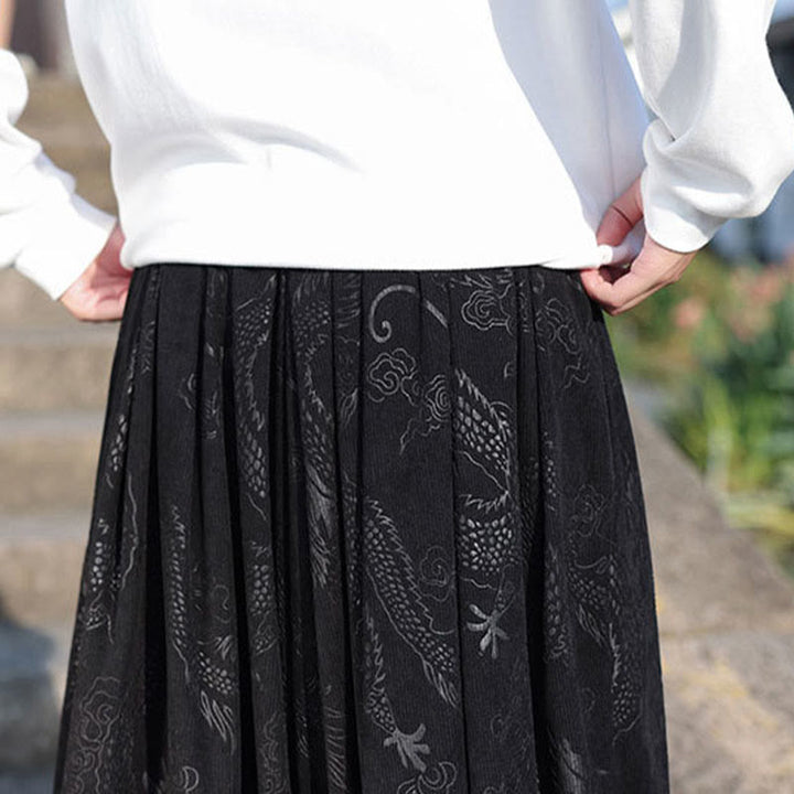 Pantalones casuales de algodón lisos con diseño de dragón y Buddha Stones para hombre con bolsillos - image 19