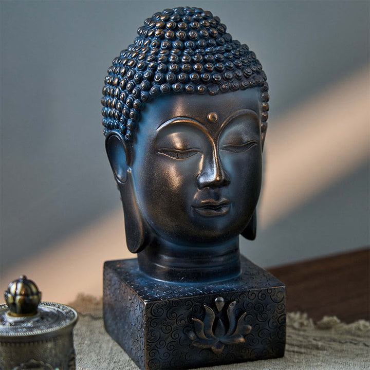 Buddha Stones, decoración de meditación con bendición de Buda tibetano - image 3