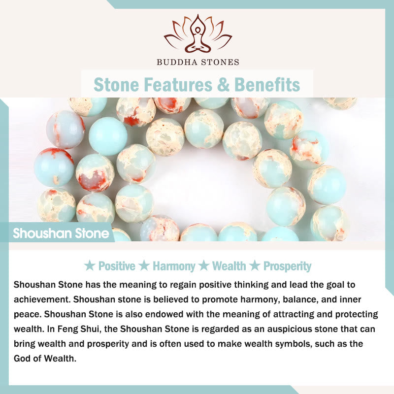 Pulsera de riqueza con monedas de cobre, Buddha Stones, dinero de todas las direcciones