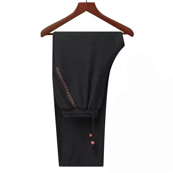 Chaqueta de hombre de fibra de poliéster con botones de rana y mangas con bordado de dragón y Buddha Stones , informal, camisa y pantalones - image 23