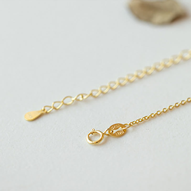 Collar con colgante de hebilla de paz de jade hetiano bañado en oro y plata de ley 925 con Buddha Stones - image 2