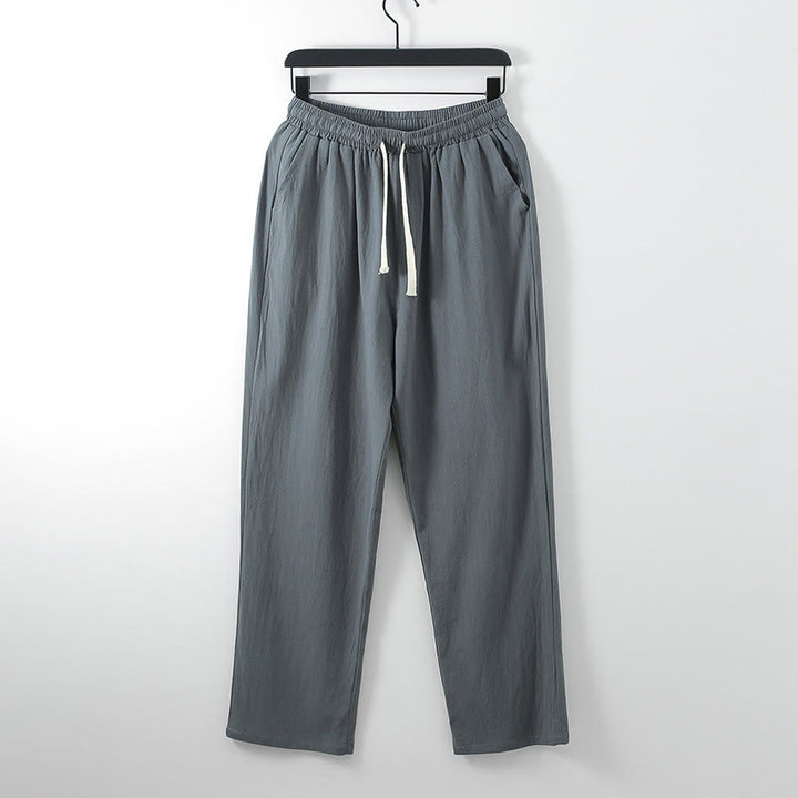 Conjunto de ropa para hombre, traje Tang de algodón con cuello cruzado y Buddha Stones , pantalones y parte superior de Hanfu - image 2