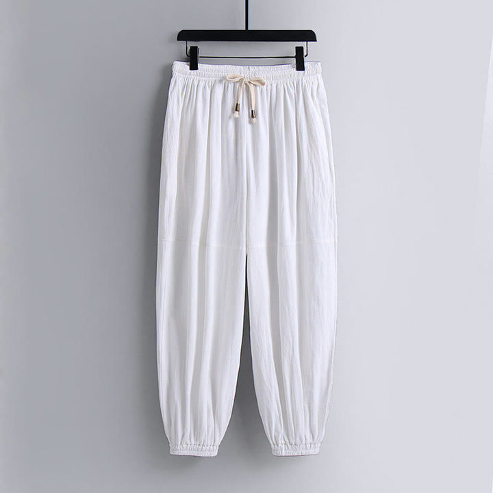 Pantalones cortos con Buddha Stones , traje Tang de algodón, conjunto de ropa Hanfu para hombre - image 18