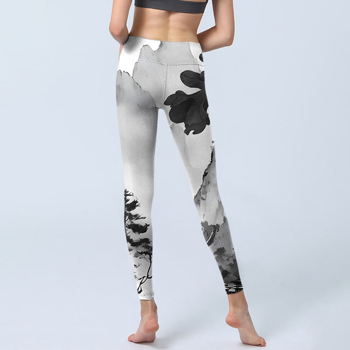 Leggings de yoga para mujer con estampado de Buddha Stones - image 7