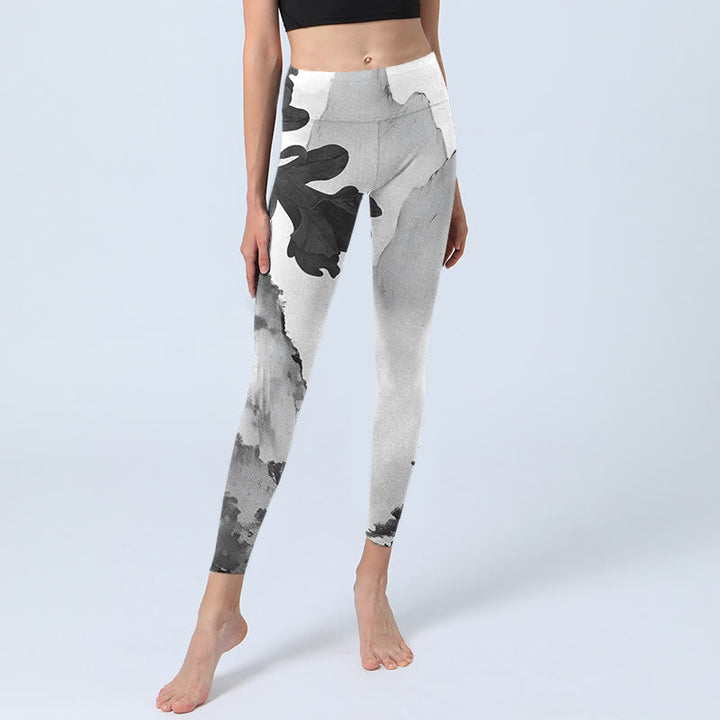 Leggings de yoga para mujer con estampado de Buddha Stones - image 6