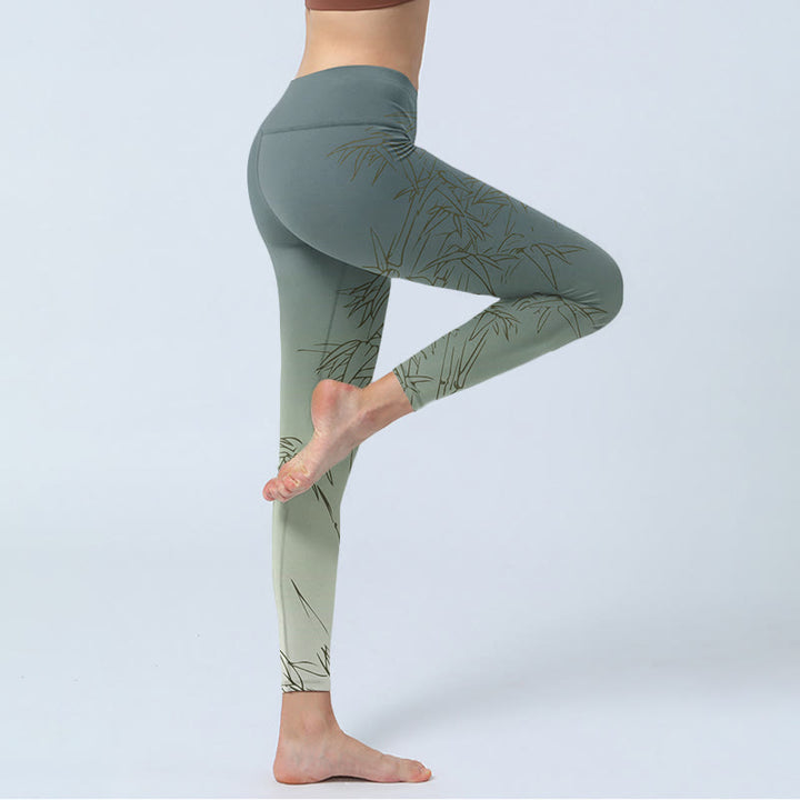 Leggings deportivos con estampado de Buddha Stones para mujer - image 3