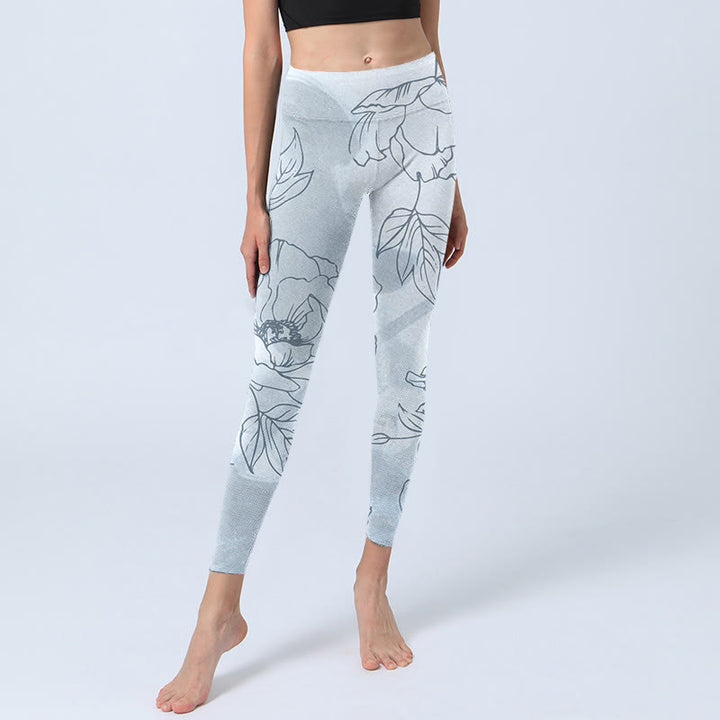 Leggings de yoga para mujer con estampado de Buddha Stones - image 5