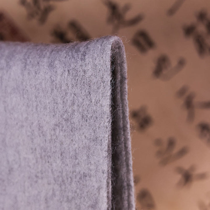 Chal de lana con Buddha Stones , bordado de mariposas y peonías rosas, bufanda de viaje acogedora para el invierno - image 3