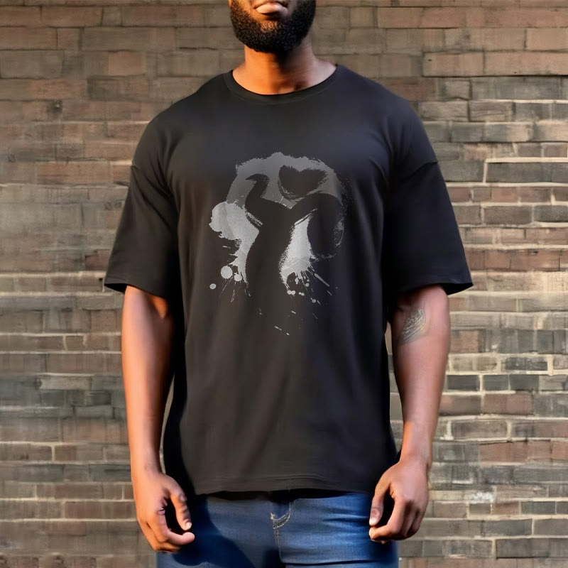 Camiseta de algodón con diseño de cisne y Buddha Stones - image 4