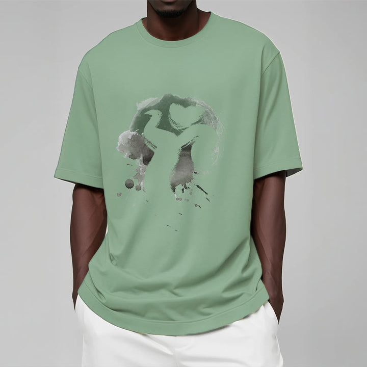 Camiseta de algodón con diseño de cisne y Buddha Stones - image 19